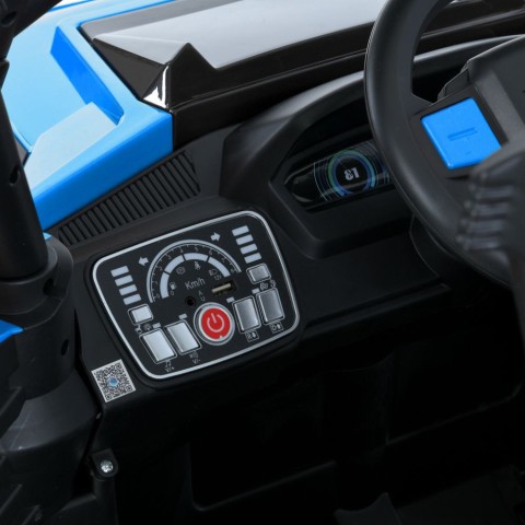 Дитячий електромобіль Джип M 6131EBLR-4(24V) до 30 кг