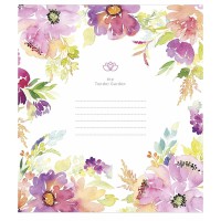 Зошит учнівський "Tender Garden" 024-3378L-2 в лінію, 24 аркуша