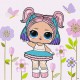Картина за номерами "L.O.L. Surprise! HipHop4Lyfe CandyQT" KHO1104, 40х40 см