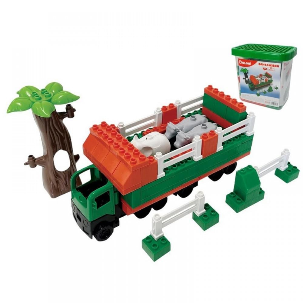 Конструктор "Вантажівка" 013888/10 в пластиковому боксі, 95 деталей