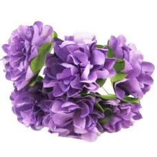 Декоративные цветы для творчества KV-720 пучок 6 штук