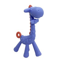 Силіконовий прорізувач "Жираф" MGZ-0416(Violet) у футлярі