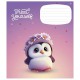 Зошит учнівський "Cute little animals" 012-3333C-4 у косу лінію, 12 аркушів