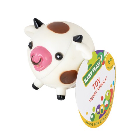 Дитяча іграшка для купання "Бризкаючі тваринки Корівка" 8750_корівка з коричн.пля