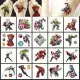 Набір тимчасових татуювань "Супергерої міні" superheroes-20-01 розмір 5х5 см