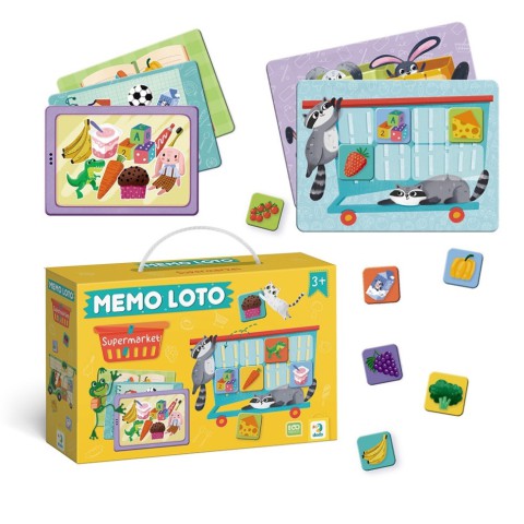 Настільна гра-лото "Супермаркет" 301228, 32 фішки