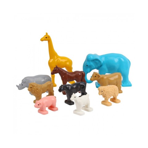 Дитячий ігровий набір "Фігурки тварин" 1102 домашні та дикі тварини
