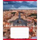 Зошит учнівський "Панорама міста" 012-510201C-3 в косу лінію, 12 аркушів