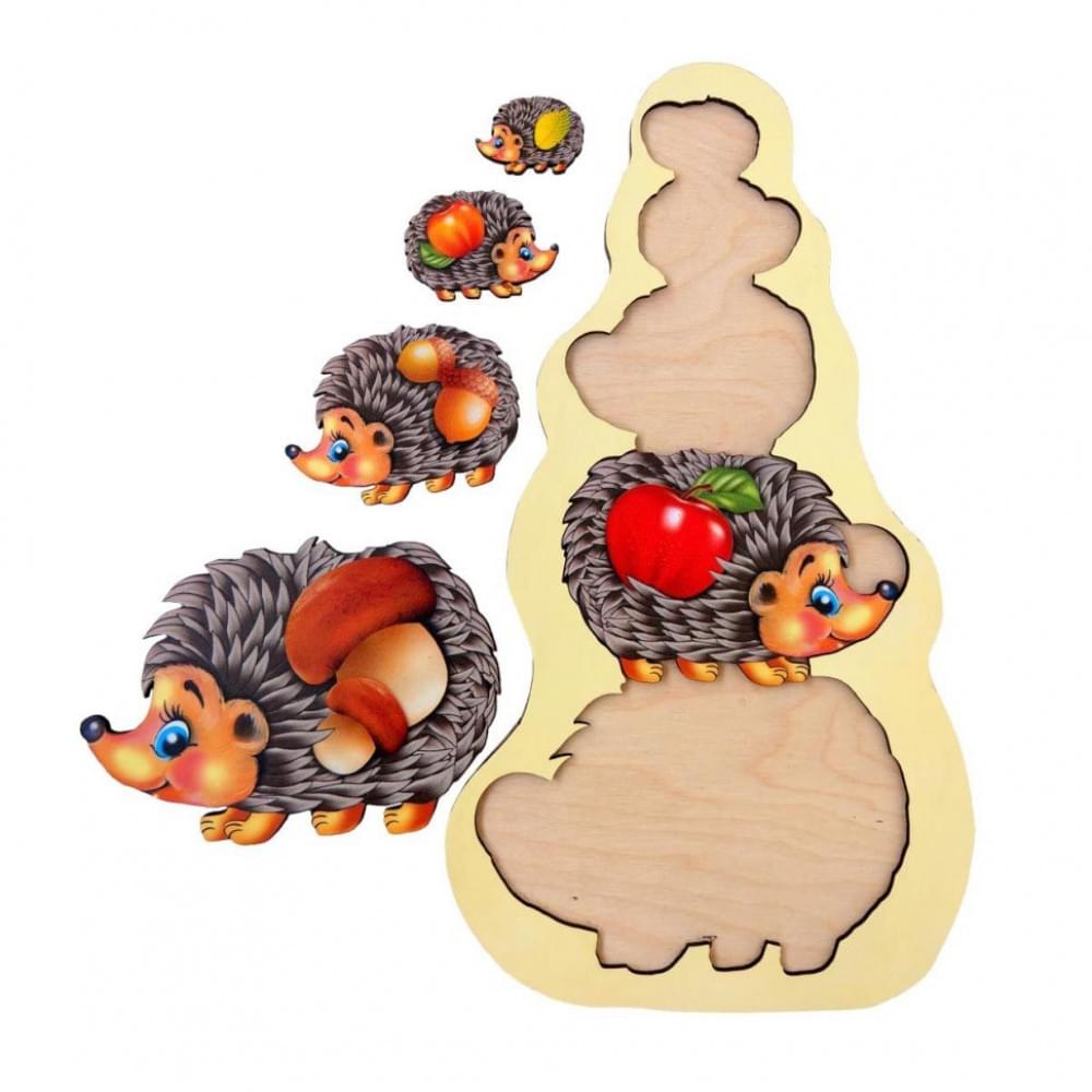 Настільна гра-сортер "Їжачки" Ubumblebees (ПСД045) PSD045 більше-менше