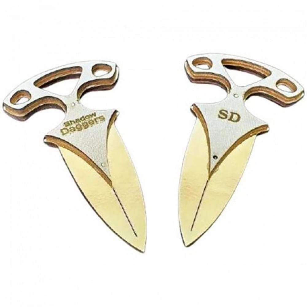 Комплект сувенірних дерев'яних ножів "ТИЧКОВИЙ GOLD" DAG-G