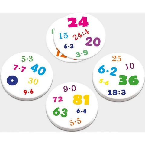 Настільна гра серії Гра Хто кого? "Змагання з множення та ділення" 158503