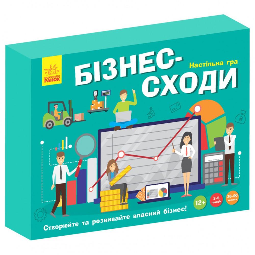 Настільна гра "Бізнес-сходи" РЛ902037У кубик, 5 фішок гравців,