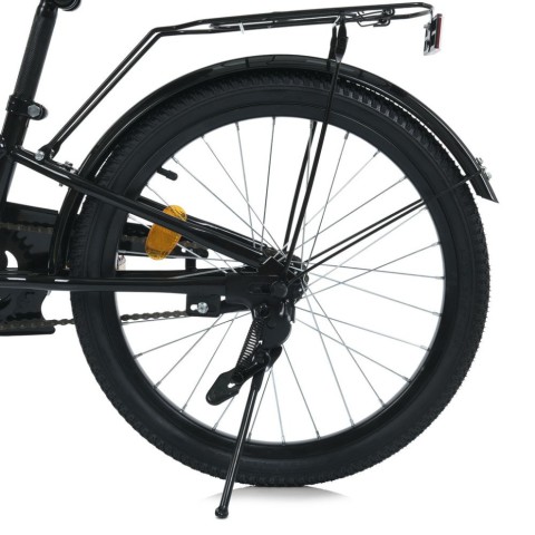 Велосипед дитячий MB 20015-1 колеса 20 дюймів, чорно-зелений