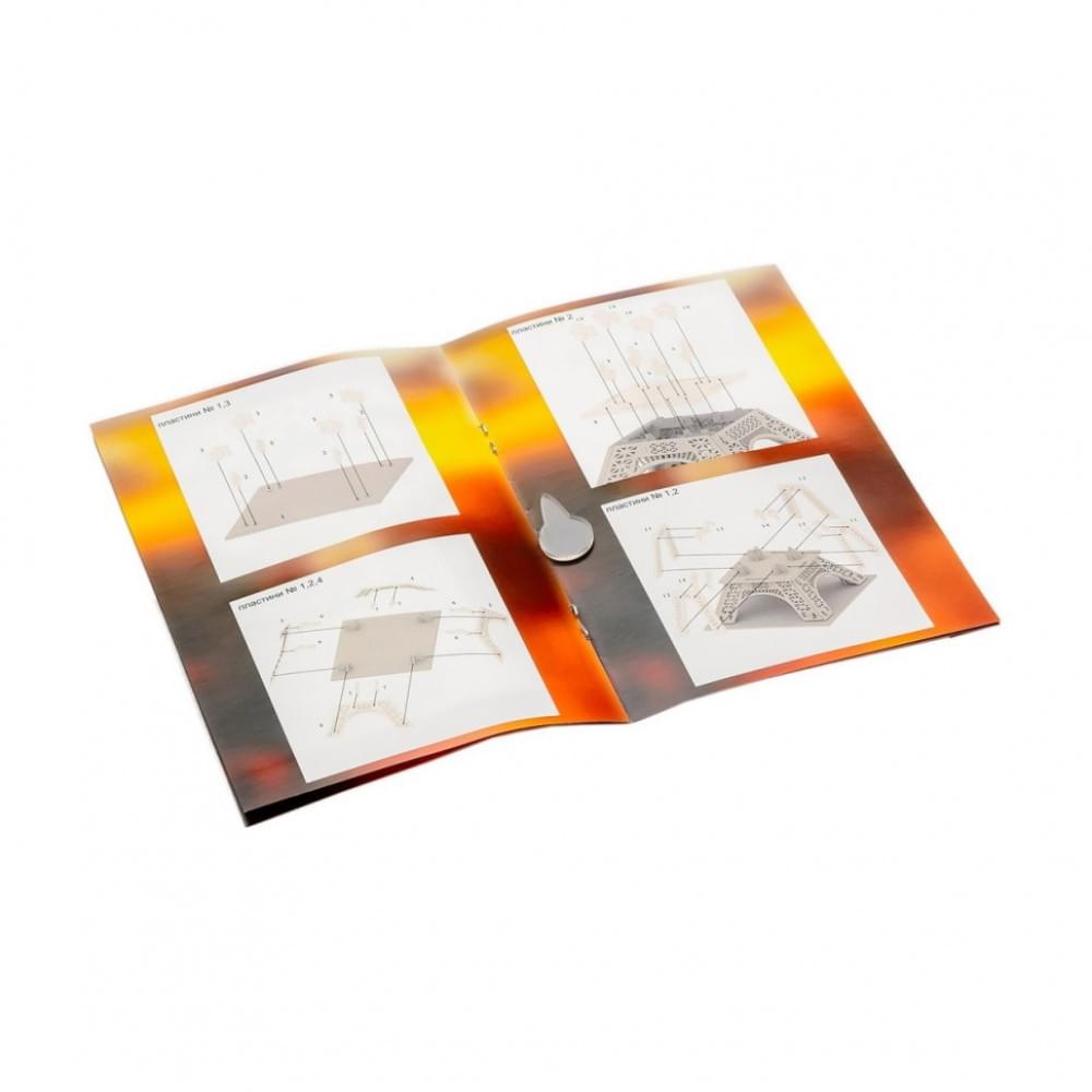 Дерев'яний 3D конструктор "Ейфелева вежа" Puz-00925, 58 деталей