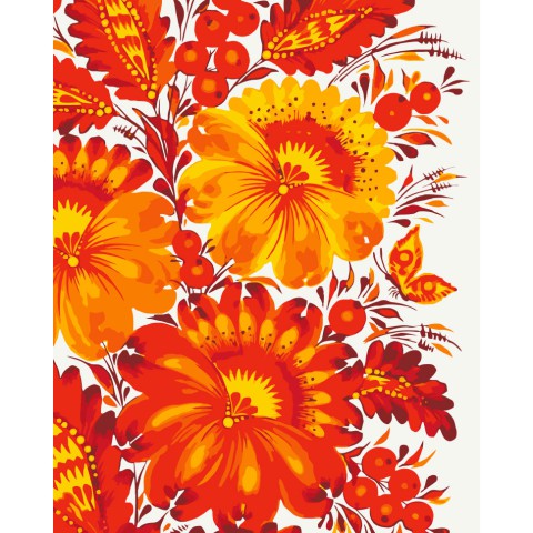 Картина за номерами "Петриківський мотив" 13168-AC 40*50 см