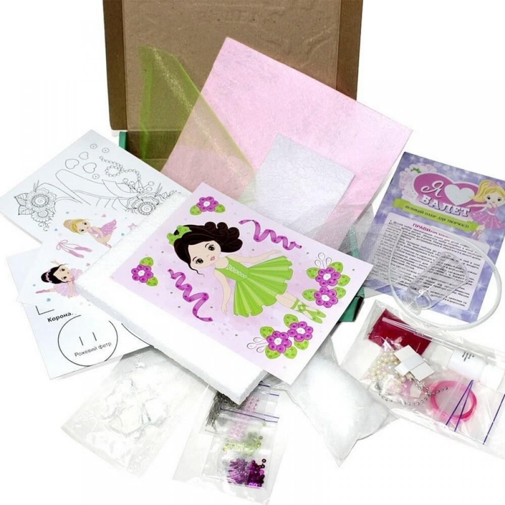 Великий набір для творчості "Я люблю балет" 10100542, 8 виробів своїми руками