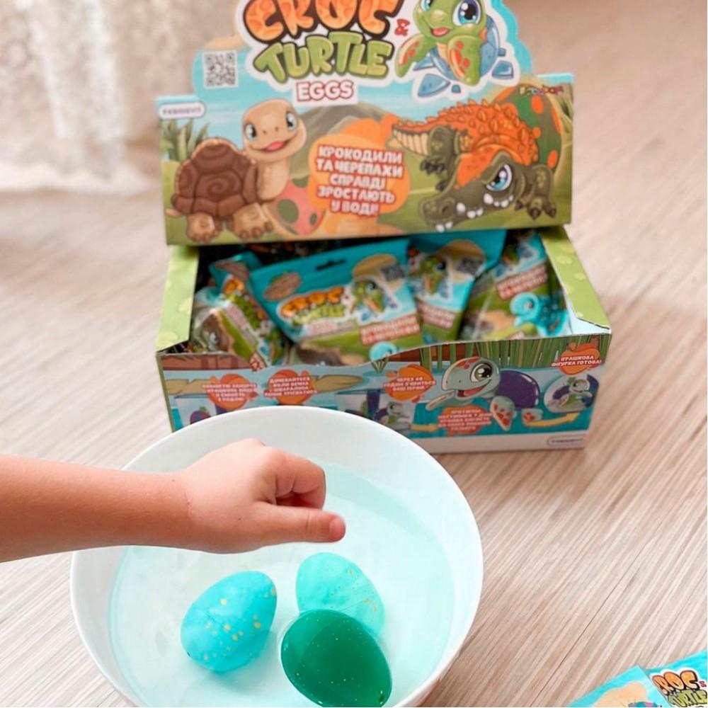 Іграшка, що росте "Крокодили і черепахи" #sbabam T070-2019 в яйці "Croc & Turtle Eggs"