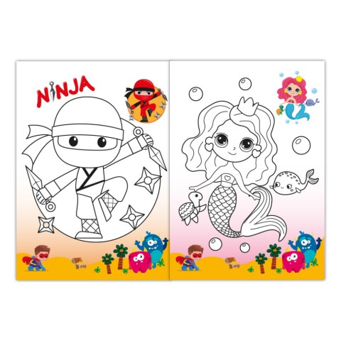 Дитяча розмальовка "Мульті-пульті" РМ-77-03 з маскою