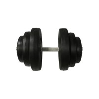 Гантель складальна композитна в пластиковій оболонці Rock Pro-R 19,5 кг NE-PL-R-019