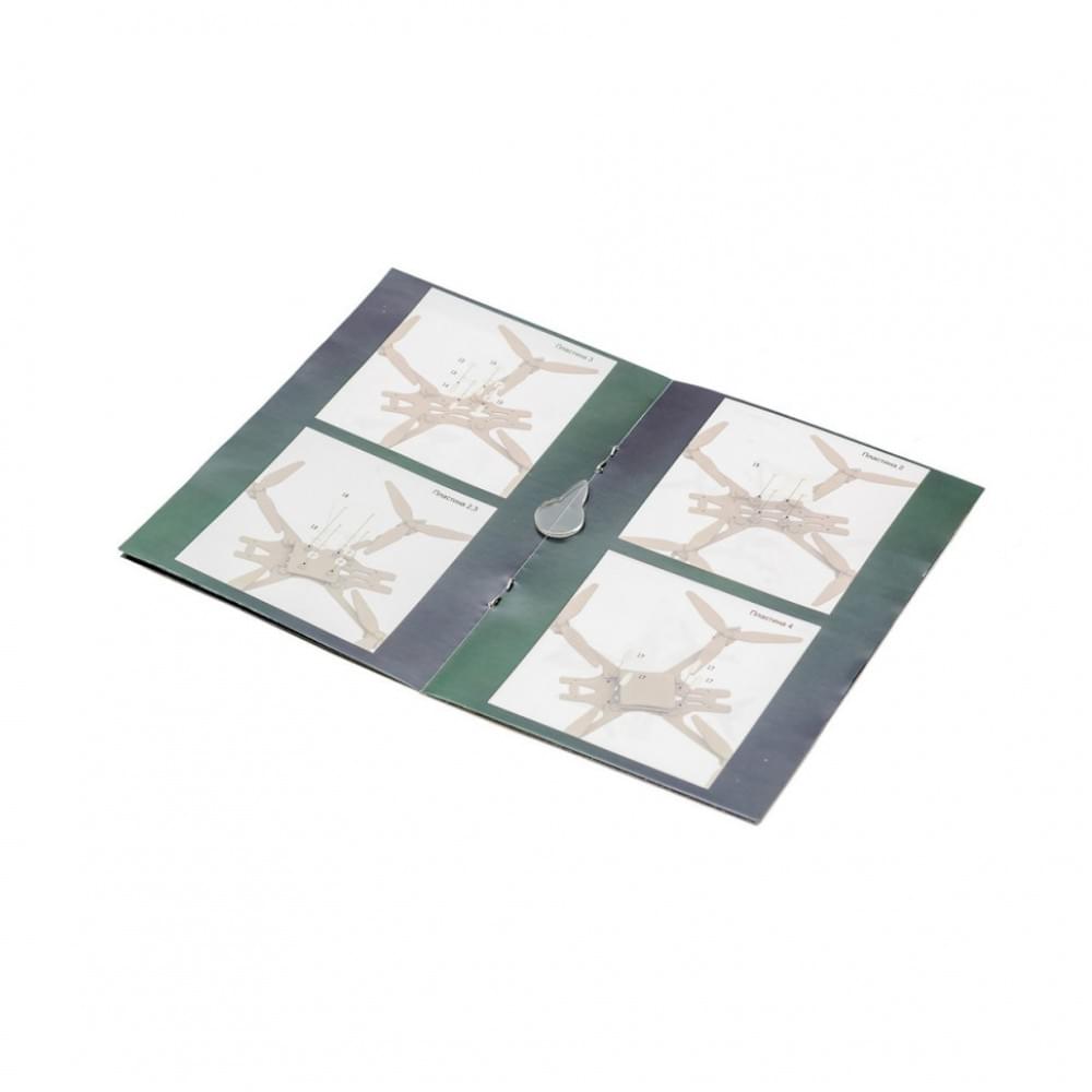 Дерев'яний 3D конструктор "FPV дрон" Puz-00923, 95 деталей