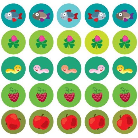 Дитяча книга аплікацій "Собаки" 403259 з наклейками