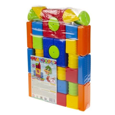 Конструктор Мастерок №3 1-072 36 деталей