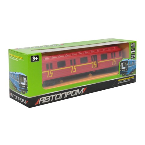Дитячий ігровий Вагон-метро 7875M(Red) масштаб 1:43