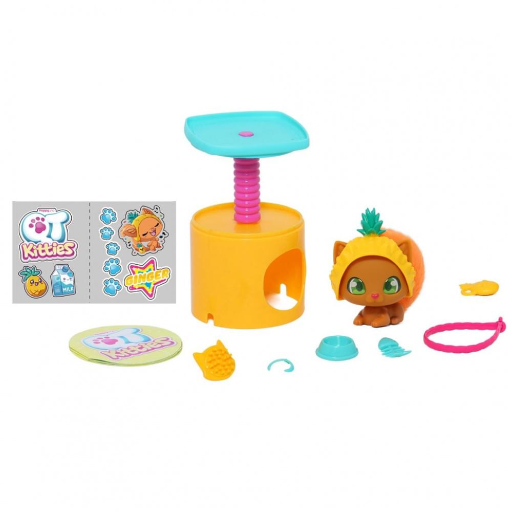 Дитячий ігровий набір "Кошеня Джинджер" QT Kitties 450001-5 фігурка, будиночок, аксесуари