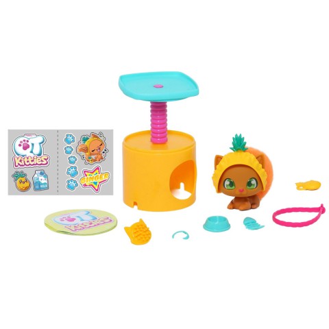 Дитячий ігровий набір "Кошеня Джинджер" QT Kitties 450001-5 фігурка, будиночок, аксесуари