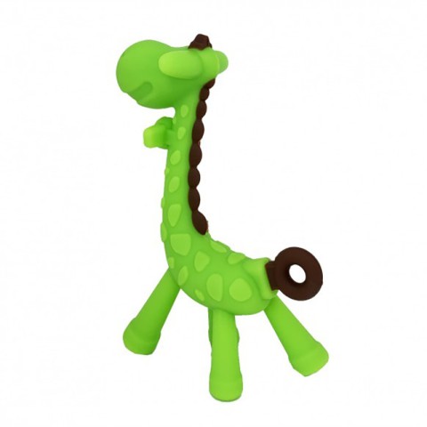 Силіконовий прорізувач "Жираф" MGZ-0423(Green) без футляра