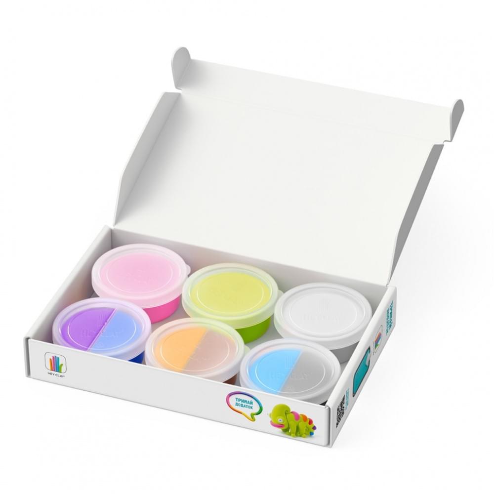 Набір самозатвердіючого пластиліну Екзотичні тварини Хамелеон, аксолотль, гастропод ЛІПАКА 60049-UA01