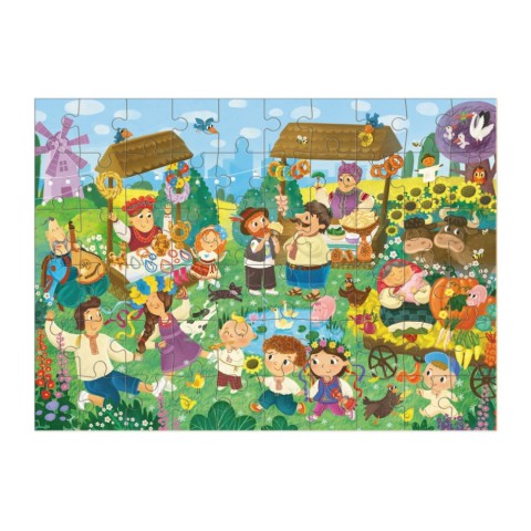 Пазл дитячий "Сорочинський Ярмарок" 300606, 60 елементів