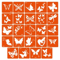 Набір трафаретів для біо-тату «B - метелики» b-simple_24_1