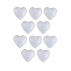 Набір пінопластових заготовок "Серця" 220170G 8,5 см, 20 шт