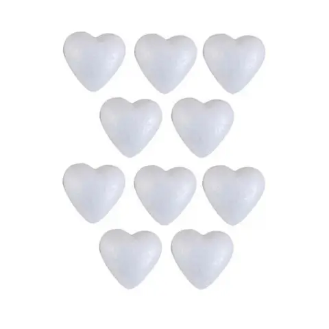 Набір пінопластових заготовок "Серця" 220170G 8,5 см, 20 шт