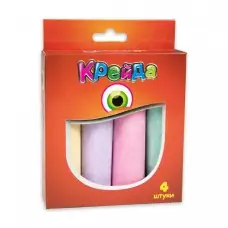 Детский набор Мел Большой круглый Strateg 50101 разноцветный 4 шт