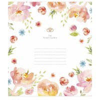 Зошит учнівський "Tender Garden" 024-3378K-3 в клітинку, 24 аркуша