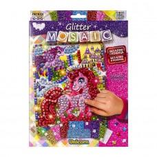 Креативна творчість "Glitter Mosaic Єдиноріг" БМ-03-08 блискуча мозаїка