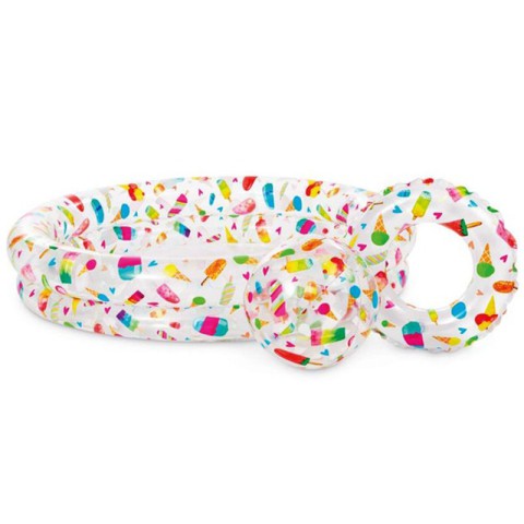 Дитячий надувний басейн Солодощі 59460-2 коло, м'ячик