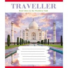 Зошит загальний "Туристичні місця" 096-630015K-3 в клітинку, 96 аркушів Зошит загальний "Туристичні місця" 096-630015K-3 в клітинку, 96 аркушів