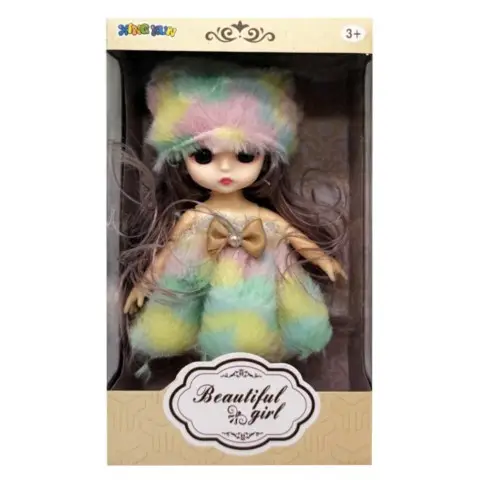 Дитяча іграшкова лялька 1361-7 шарнірна, розмір 15 см