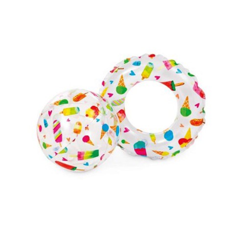 Дитячий надувний басейн Солодощі 59460-2 коло, м'ячик