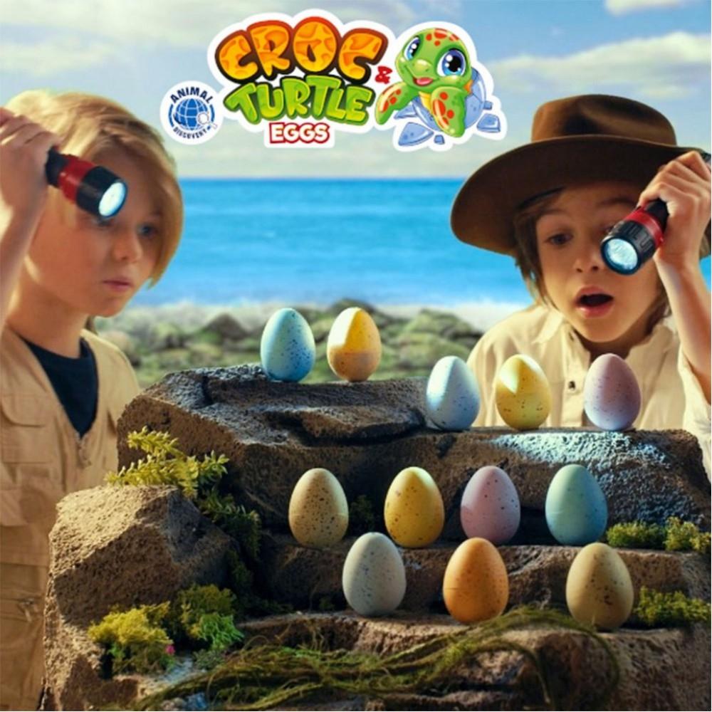 Іграшка, що росте "Крокодили і черепахи" #sbabam T070-2019 в яйці "Croc & Turtle Eggs"