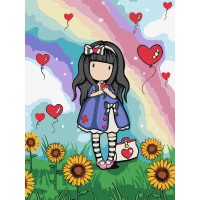 Картина за номерами "Be Kind To Yourself Santoro Gorjuss Collection" KHO8587, 30х40 см