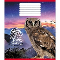 Зошит учнівський "Тварини" 018-530247K-3 в клітинку, 18 аркушів