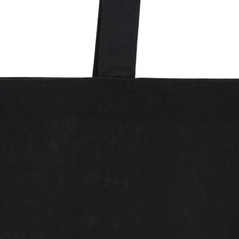 Екосумка для покупок Сумка-шоппер чорна, розмір 38 х 42 см (140 г/м2)