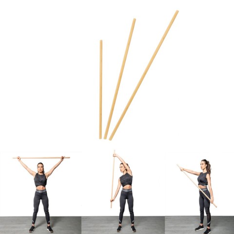 Гімнастична палиця (бодібар) Wood Bar NE-GM-001-140, 140 см