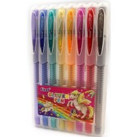 Набір гелевих ручок Glitter8 9838-8, 8 кольорів
