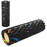 Масажер рулон для йоги MS 2126 матеріал EVA Чорний