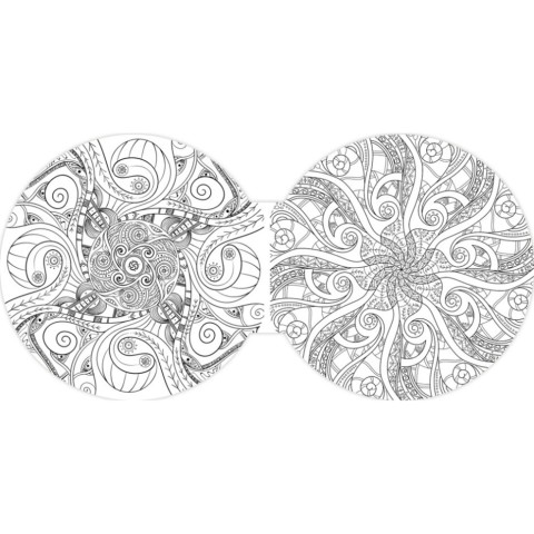 Розмальовка дитяча Мавка "Кольорове коло Земля" 1842003 Зелена